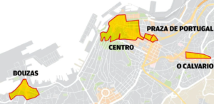 Plano Zona de Bajas Emisiones en Vigo